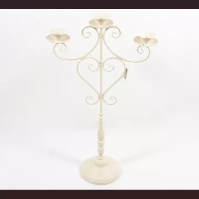 Candeliere 3 fiamme h.80