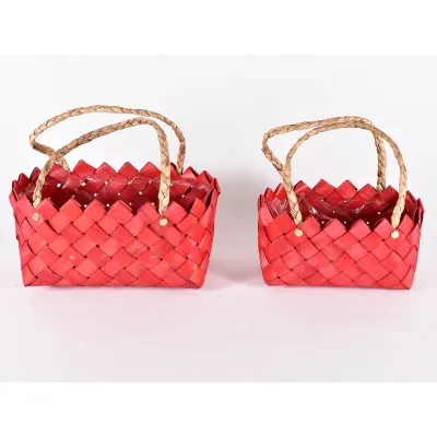 Cmr-cesto rett. 28x17 fucsia (set 2)