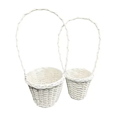 Cpp-cachepot manico d.23 bianco (set 2)