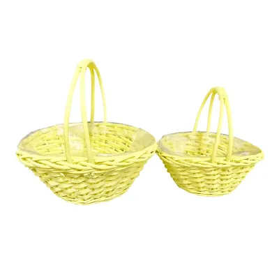 Cpp-cesto ovale 28x22 giallo (set 2)