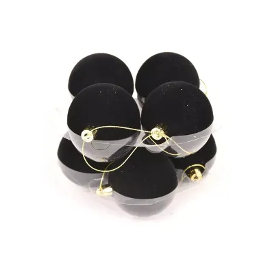 Pallina pvc 06 nero vell. (pz.8)