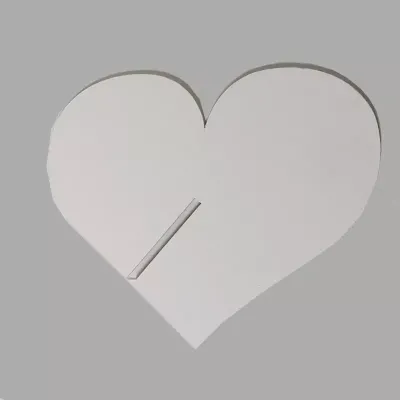 Cuore incastro legno  (12 pz.)