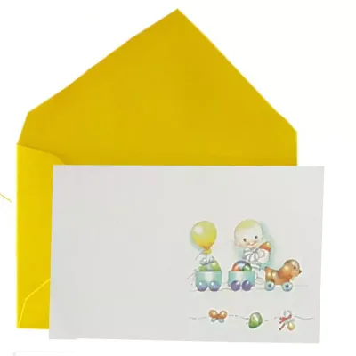 Biglietto + busta b 7x11 nascita (pz.100)