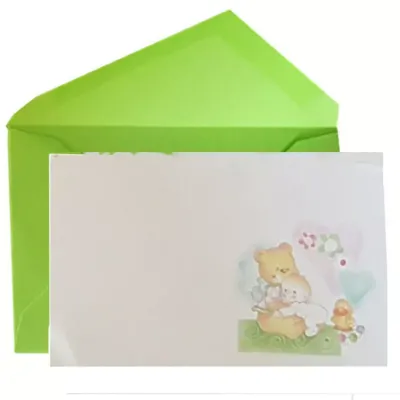 Biglietto + busta b 7x11 nascita (pz.100)