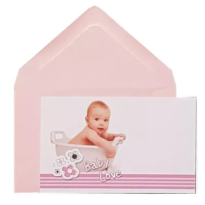 Biglietto + busta b 7x11 fun bab (pz.100)