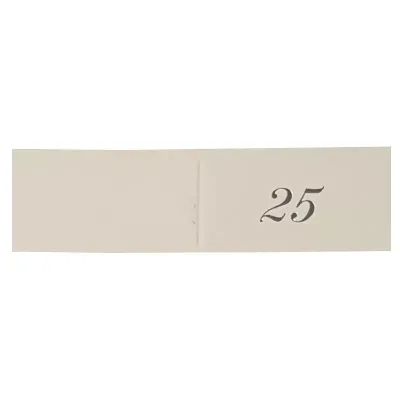 Cartoncino nozze 25° (pz.100)