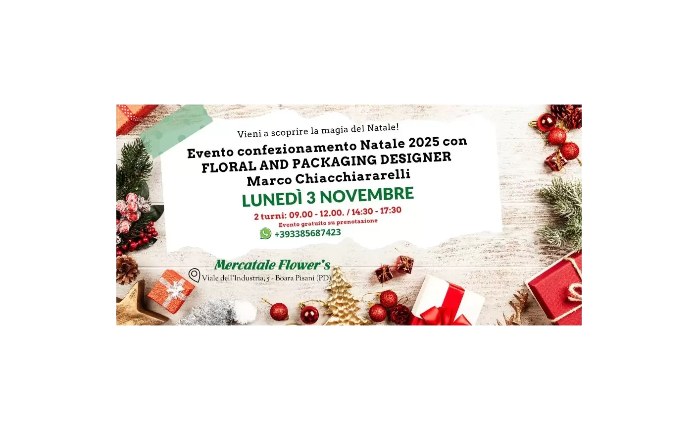 Lunedì 3 Novembre
